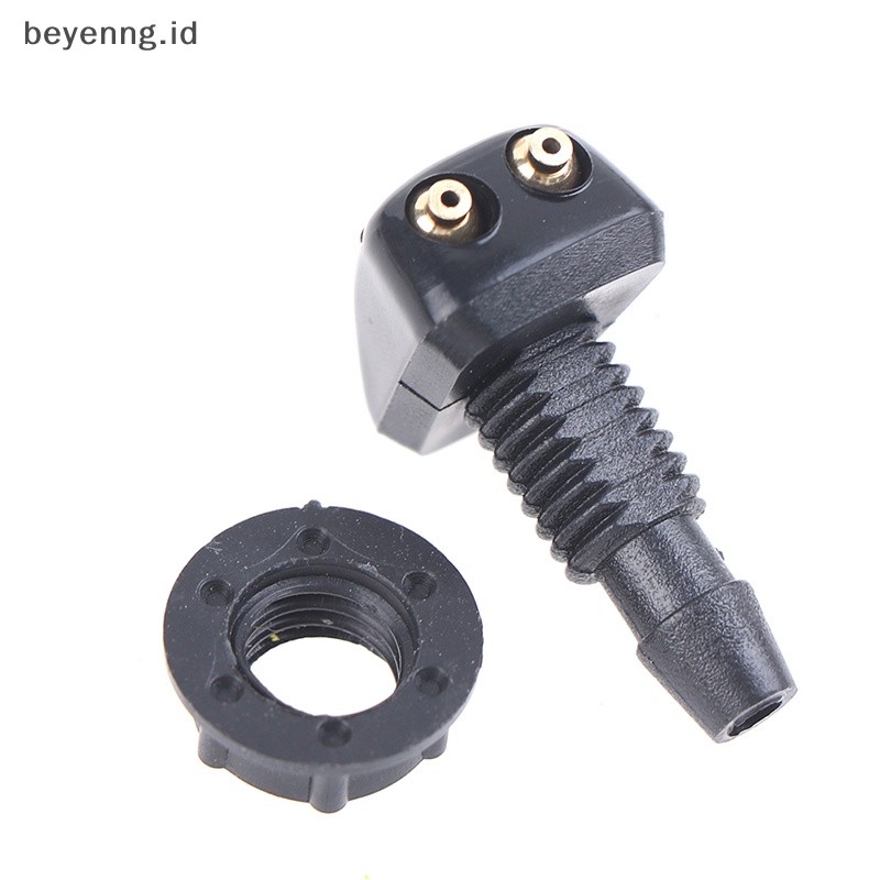 Beyen 2x Universal Front Windshield Washer Wiper Nozzle er Outlet Semburan Air ID