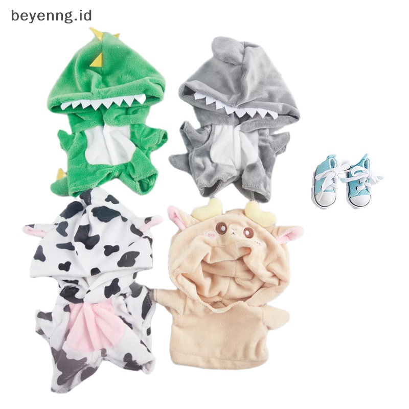 Beyen Dinosaurus Onesie Celana 20 cm Setelan Boneka Pajamas Baju Boneka Aksesoris Boneka ID