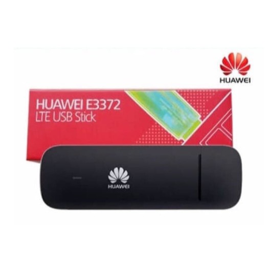 Modem Huawei E3372 Speed 150Mbps 4G LTE Cat4(Support All Operator GSM) - E3372 HILINK, Hitam