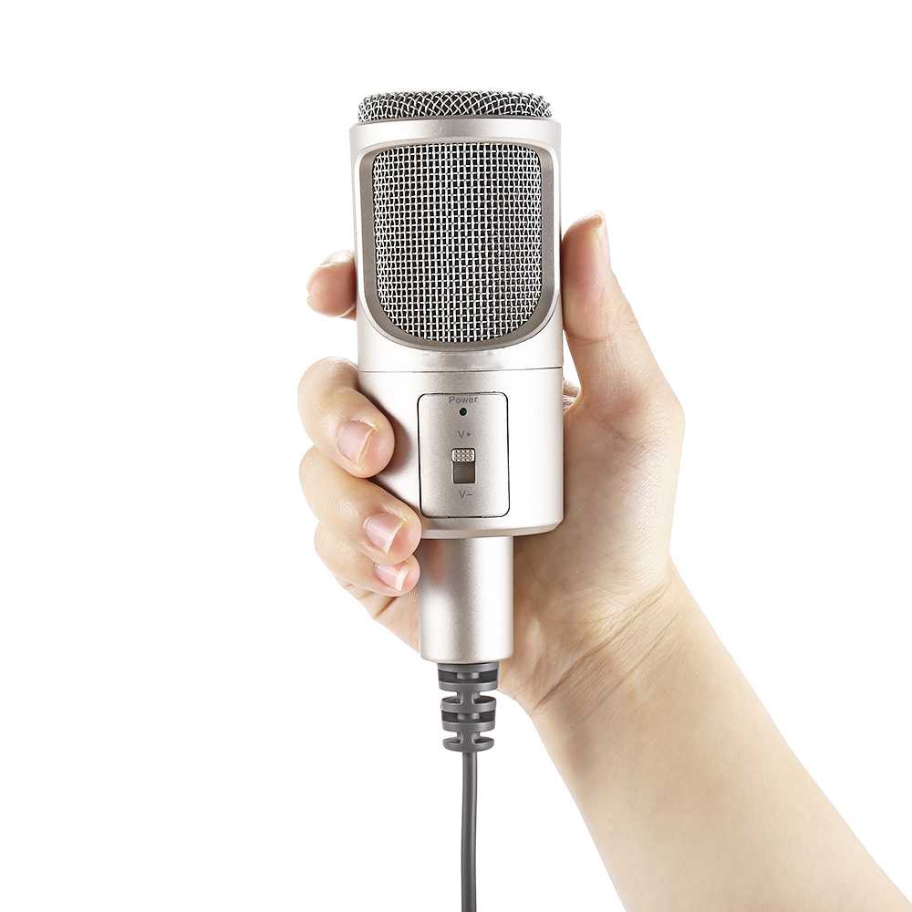 Yanmai Omnidirectional Condenser Microphone with Stand - SF-960B