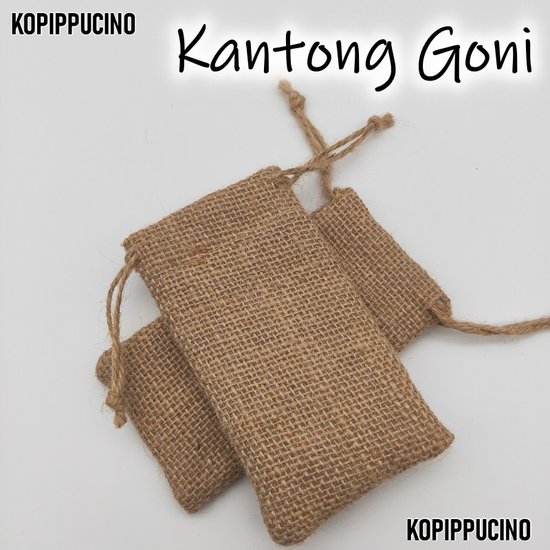 KANTONG KAIN GONI KOPI COFFEE POUCH MINI