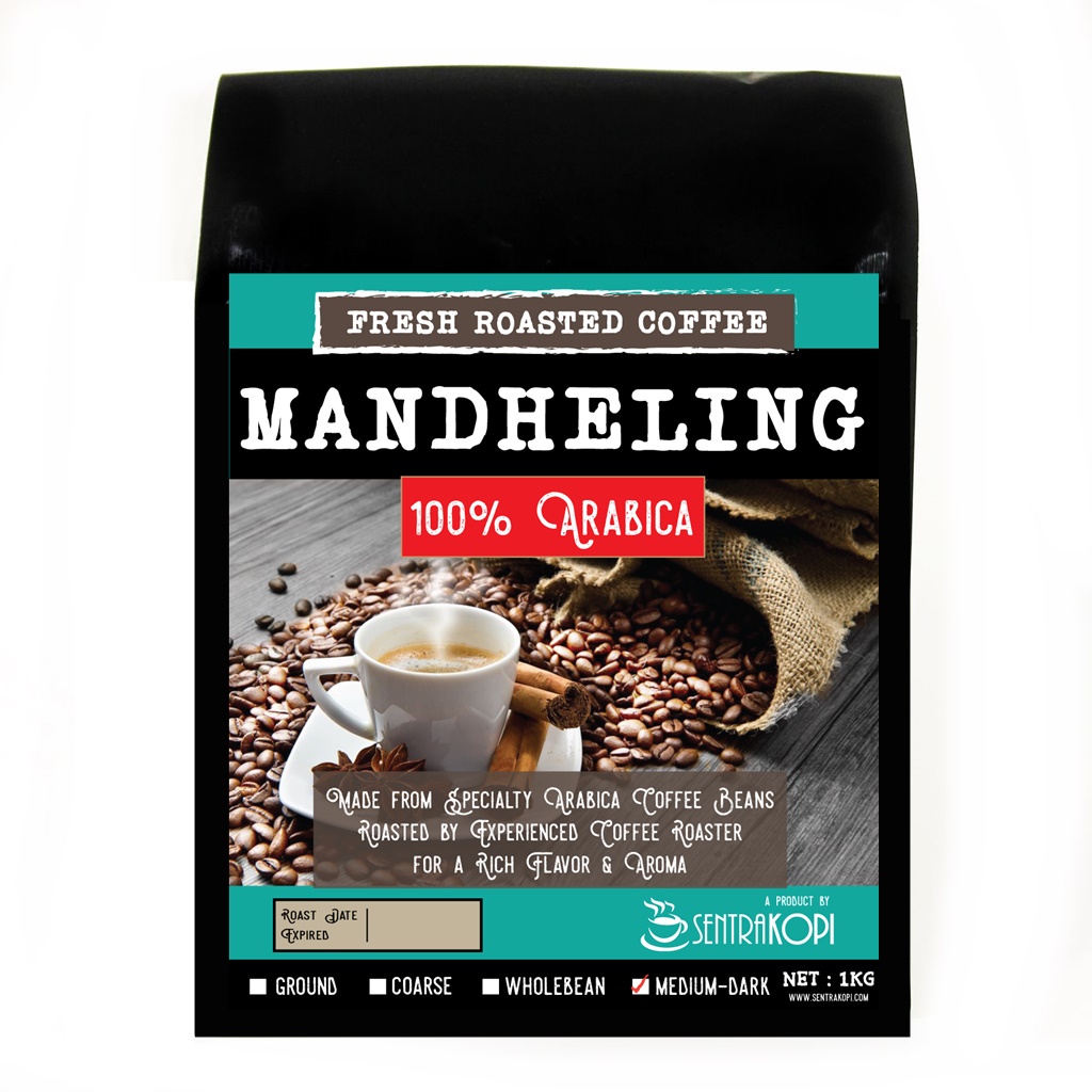 

Mandheling Arabica 1 KG - Kopi BUBUK / BIJI Arabika - Premium Coffee