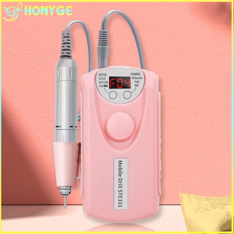 Kaikki Alat Kikir Kuku Elektrik  Portable Rechargeable Nail Drill Polisher Grinding Untuk Manicure / Nail Art