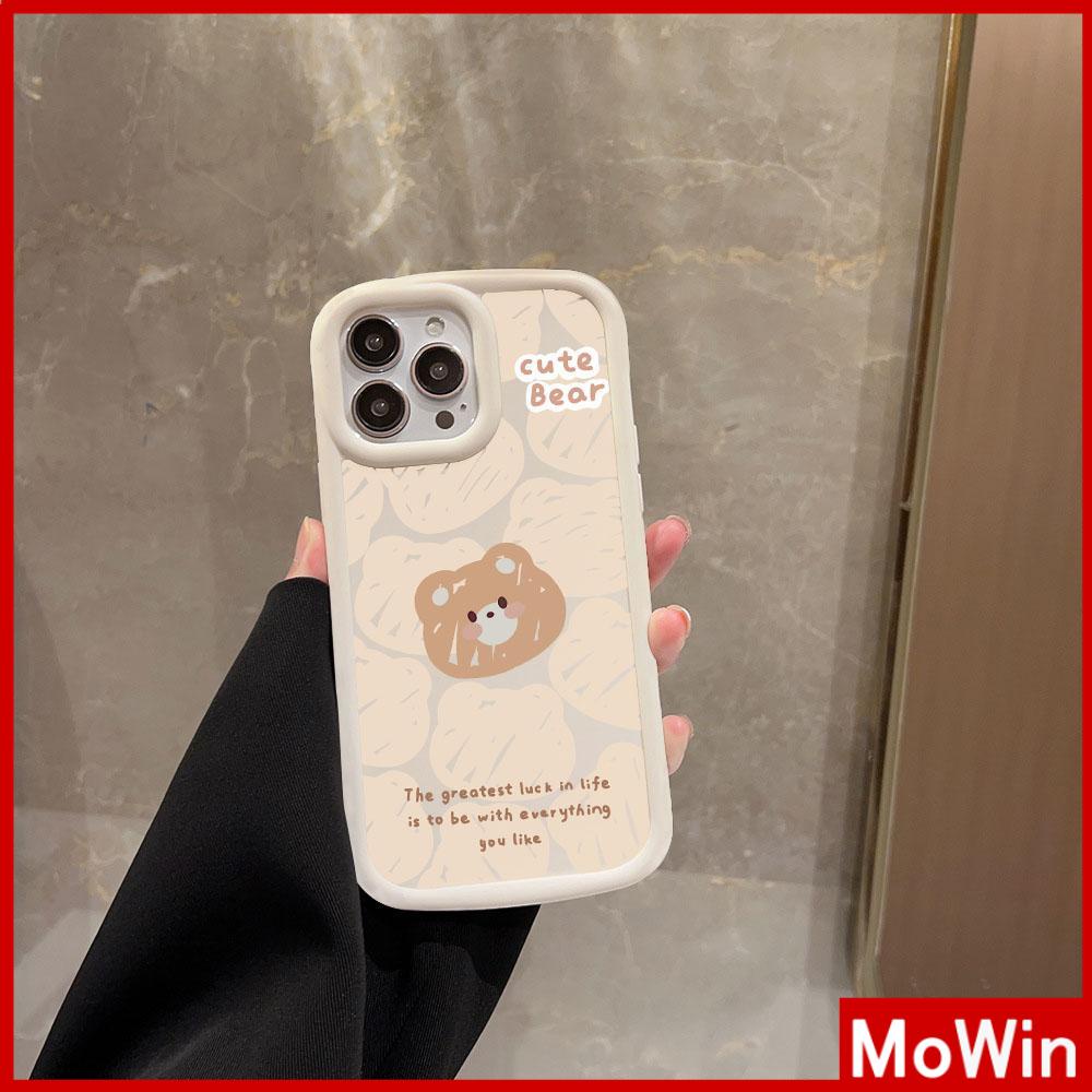 For iPhone 14 Pro Max iPhone Case Matte TPU Soft Case Black Beige Airbag Shockproof Protection Camera Cute Bear Compatible with iPhone 13 Pro max 12 Pro Max 11 xr xs max 7Plus