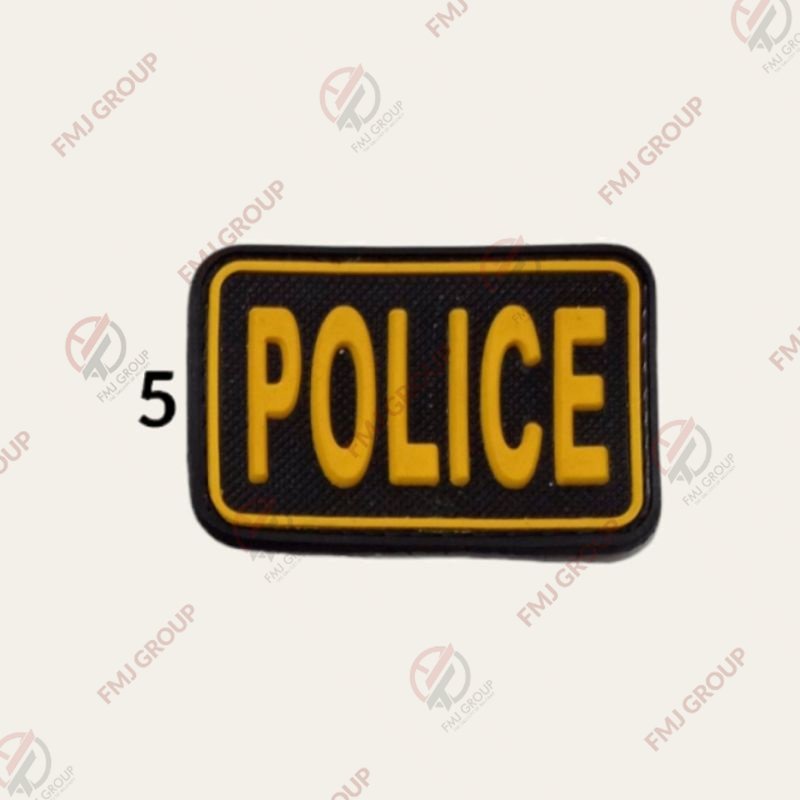 Emblem Patch Rubber POLISI Perekat Bet Logo POLISI TRIBRATA Logo POLICE