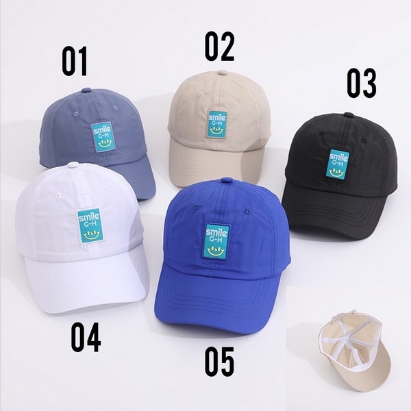 M337 TOPI ANAK POLOS MOTIS SMILE C-H TOPI FASHION BABY HAT IMPORT