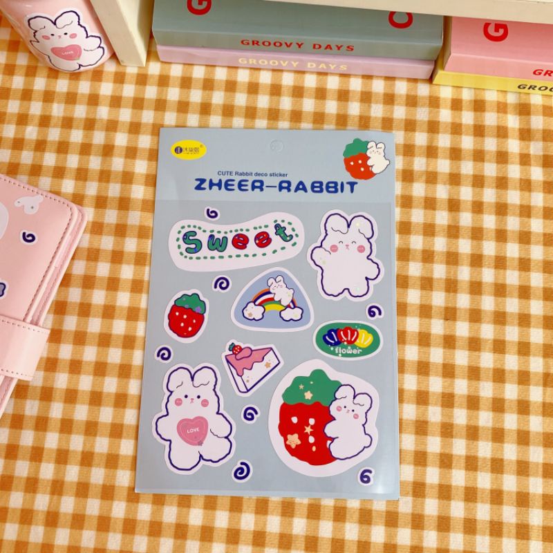 

Cutie Bunny - Stiker Lucu - Non Transparan [thehanscorner] 2