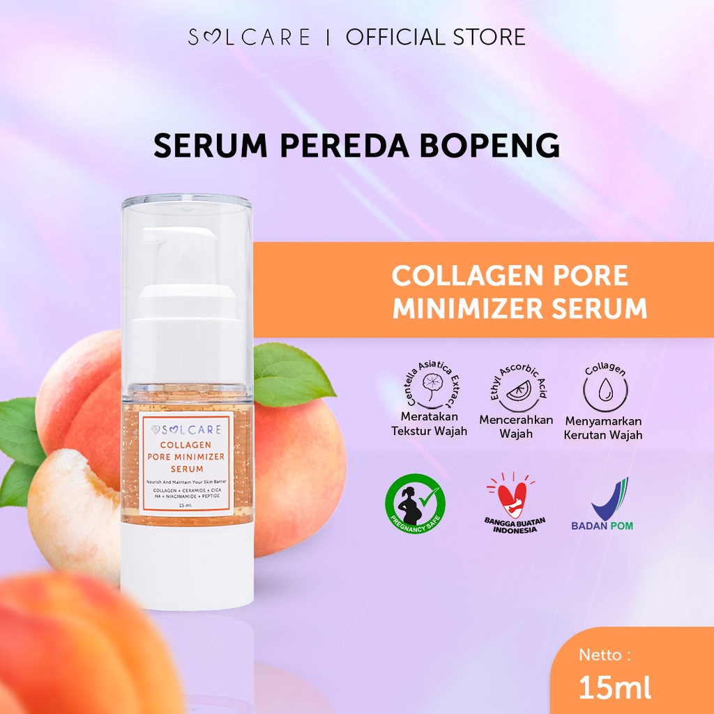KF56NF Solcare Collagen Pore Minimizer Serum – Serum Penghilang Bopeng & Pengecil Pori