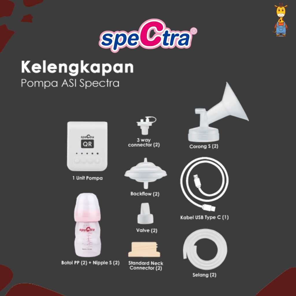 Pompa ASI Elektrik Spectra QR - Electric Breast pump