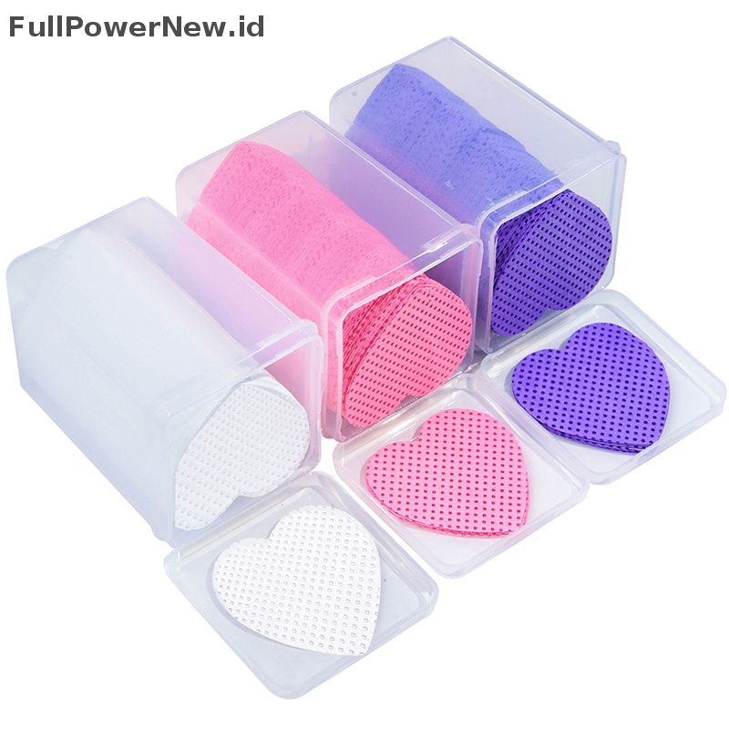 Power 200PCS Lint Free Tisu Kuku Cotton Pads Polish Remover Cleaner Manicure Paper ID