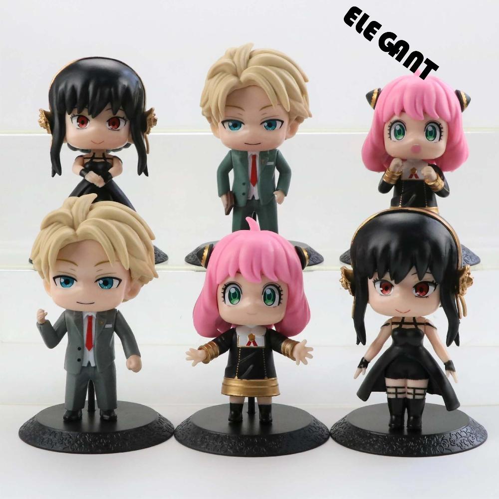 [Elegan] Spy FAMILY Figure Toy Kawaii Mainan Anak Kartun Dekorasi Desktop Anak Hadiah Model Mainan