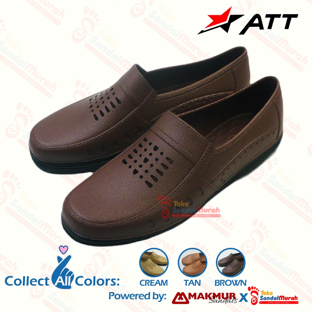 Toko Sendal Murah - Sepatu Slip On Uk 39 - 42 / Sepatu Kerja Semi Formal Simple / Sepatu Anti Slip Tahan Air / Sepatu Karet Pantofel / Sepatu Pria Dewasa  [Toko Sendal Murah ATT NABK 3358]