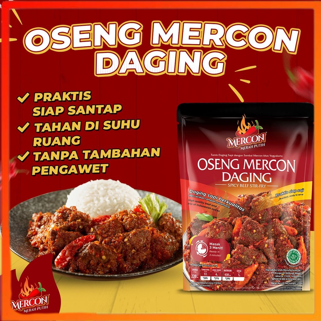 

NEW PRODUCT Mercon Merah Putih - Satuan || Oseng Mercon Daging