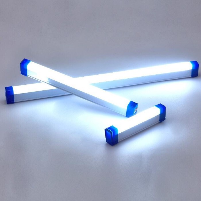 Lampu Emergency LED dengan Desain Tempel Magnet dan Efek Lampu Neon