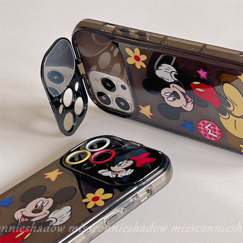 Case Kartun Mickey Minnie Mouse Untuk Vivo Y15 Y12 Y11 Y12i Y17 Y20 Y12A Y20A Y20G Y91C Y1S Y11s Y12s Y20s G Y30G Y20i Kuromi Lucu Cermin Make Up Soft Cover