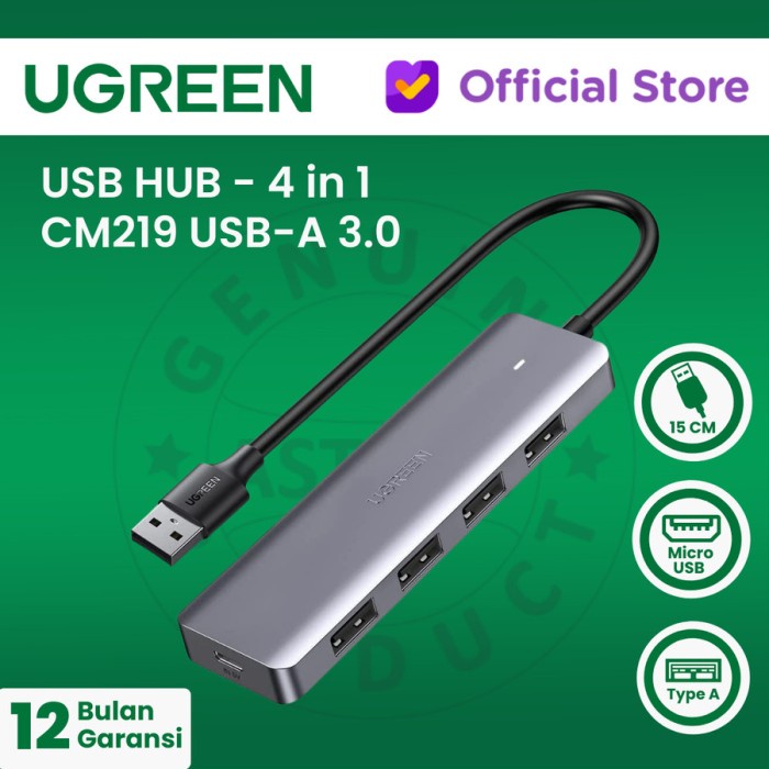 USB HUB UGREEN 4in1 Type A 3.0 4 port USB-A