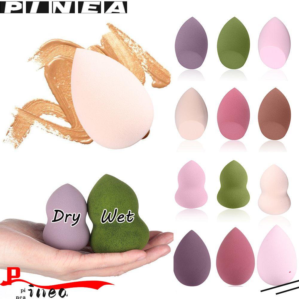 1 Pc Sponge Blending Makeup 3 Bentuk Waterdrop Warna-Warni Untuk Foundation Powder