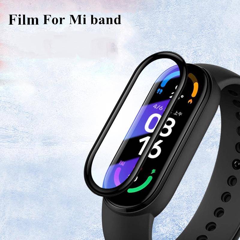 Hd Kaca film Untuk Xiaomi Mi Band8 Strap Anti blue light Pelindung Layar SmartWatch Aksesoris Untuk Xiaomi Band8 film