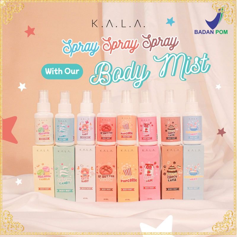 BPOM BODY MIST KALA 60 ML BODYMISt