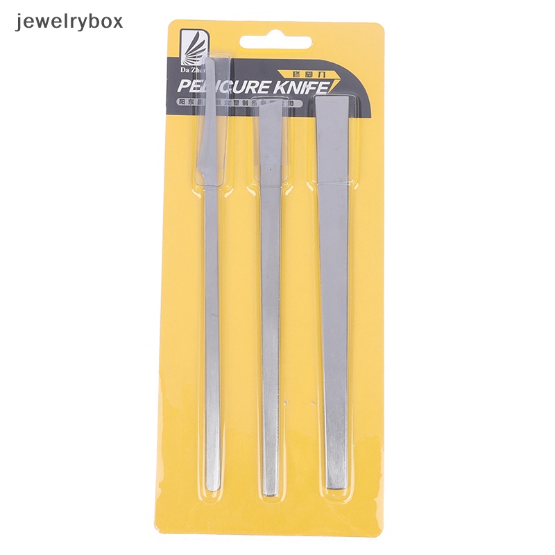 [jewelrybox] 3pcs/set Koreksi Kuku Pedicure Ingrown Kulit Mati Profesional Perawatan Kaki Butik