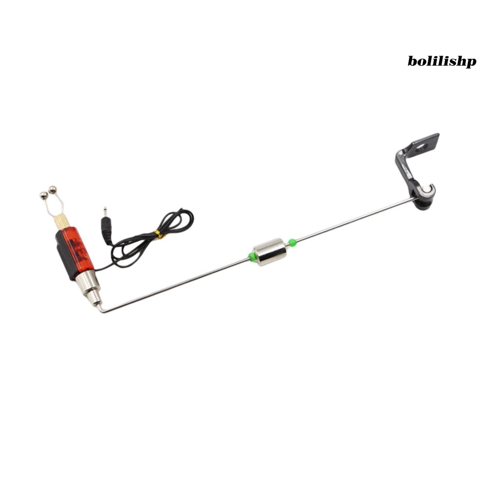 Bo-fishing Bite Alarm Kekuatan Tinggi Tahan Air Indikator Sinyal Sensitif Alarm Pancing Logam LED Indikator Gigit Pancing Laut