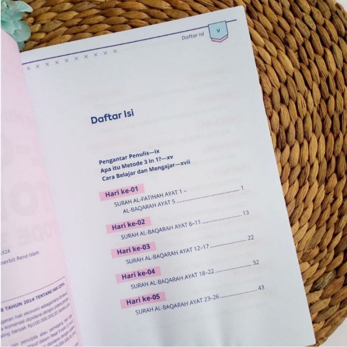 Cara Mudah Memahami AL-Quran Otodidak Metode 3 in 1