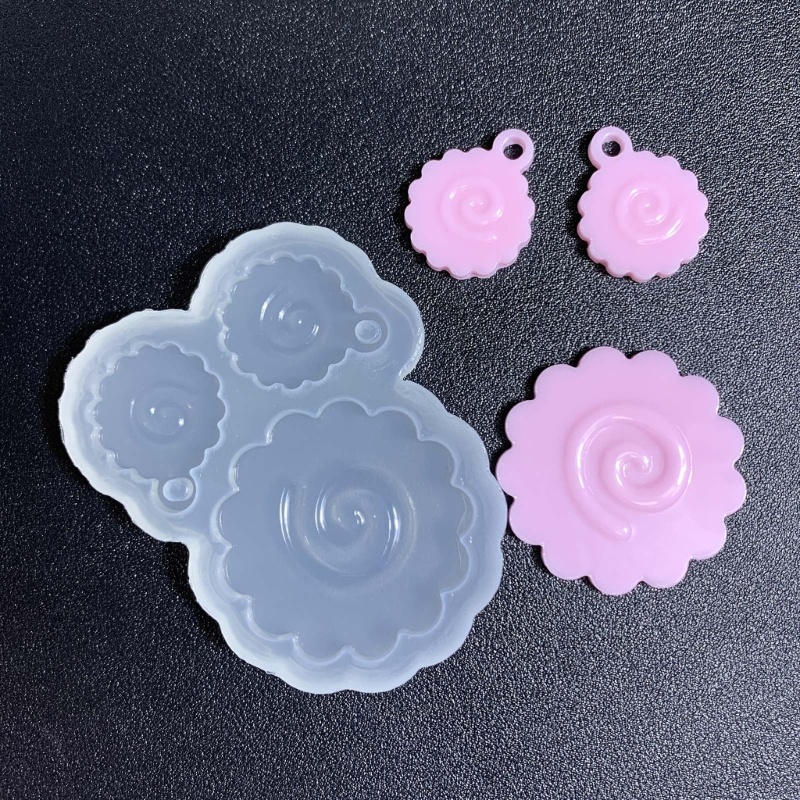 Siy Diy Kristal Epoxy Cetakan Silikon Cetakan Untuk Liontin Ikan Kue Bentuk Cermin Craft Mold Silicone Mould Membuat Perhiasan Juga