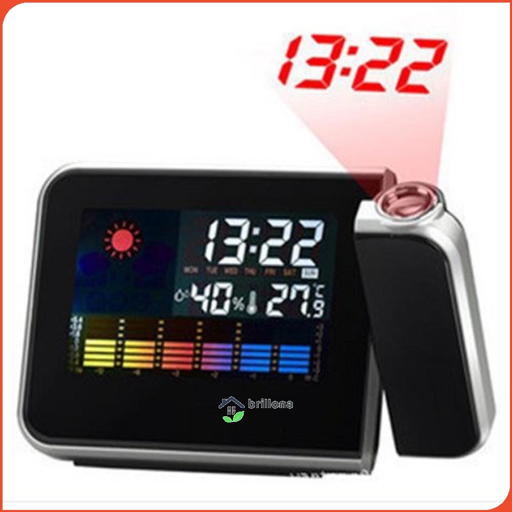 Jam Digital Proyektor Penunjuk Cuaca - DS-8190