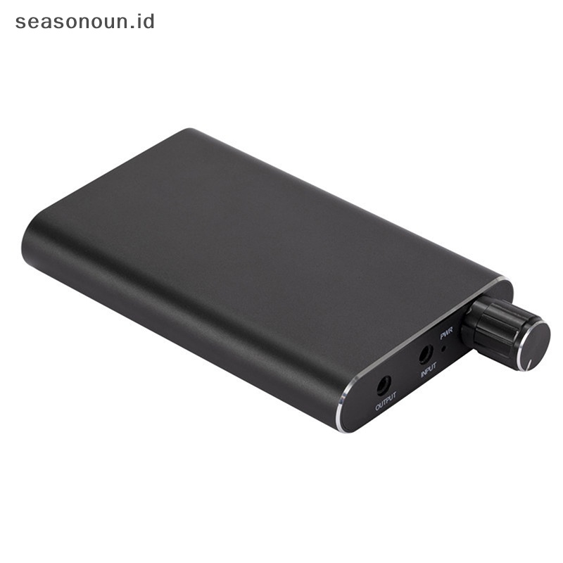 Seasonoun 3.5mm Portable Headphone Amplifier HiFi Adjustable Subwoofer Headset Amplifier.