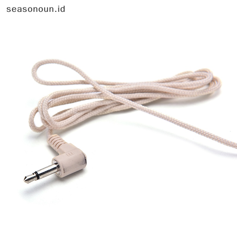 Seasonoun Dual Ear Hook Headset Head Microphone Untuk Shure Wireless 4pin Mini Plug.