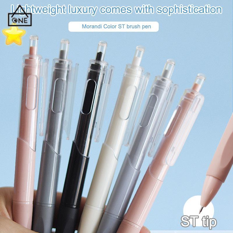 COD❤️Pulpen Tinta Gel Hitam 0.5mm Retractable Portable Untuk Pelajar-A.one