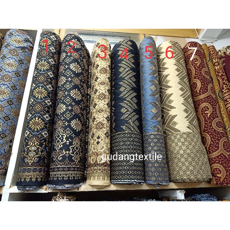 kain batik katun 50s/batik songket halus/kain batik katun songket