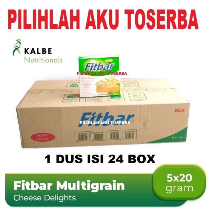 Fitbar CHEESE DELIGHT Multigrain Cereal Bar isi 5 - ( HARGA 1 DUS )