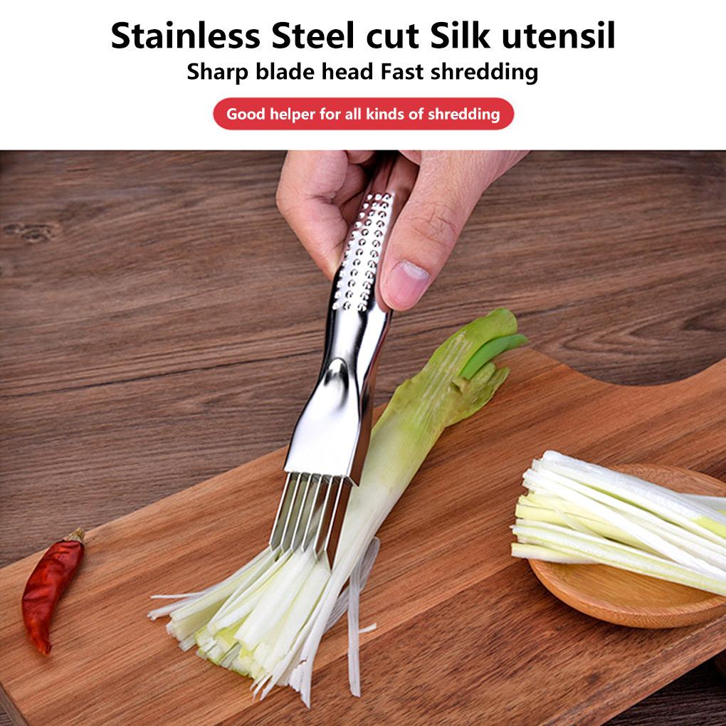 Alat Penghancur Pengiris Makanan Sayur Chopper Stainless Steel Rumah Tangga Dapur Pencacah Aksesoris Masa Kini Graters Tools