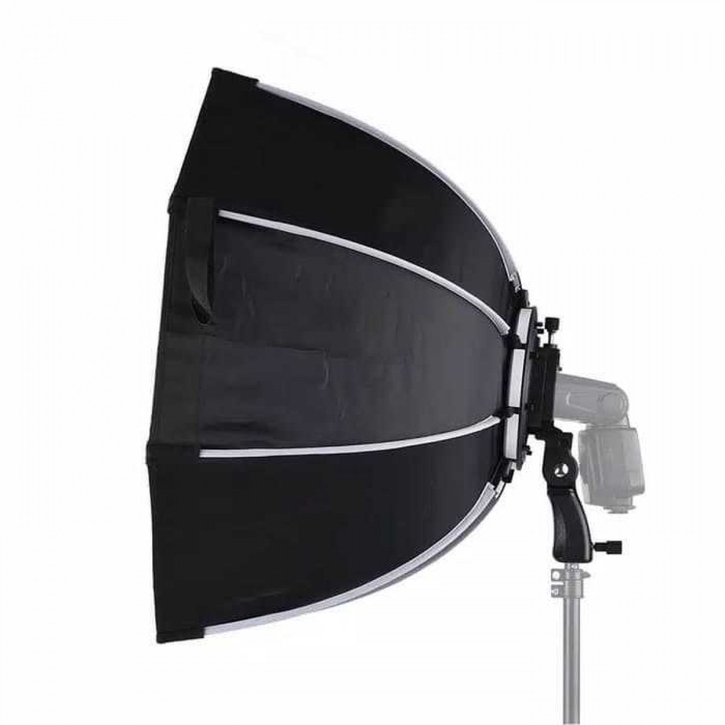 TaffSTUDIO Payung Studio Octagonal Softbox Reflektor Flash 65CM - KS65