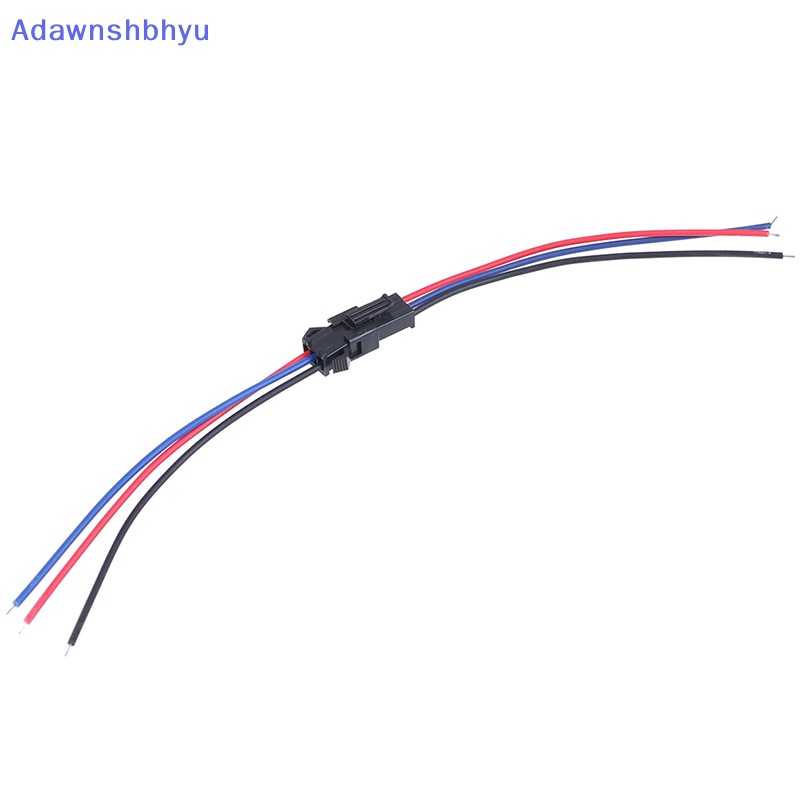 Adhyu 5pasang SM 2Pin 3Pin 4Pin Male Dan Female Konektor Kawat LED Strip 20cm ID