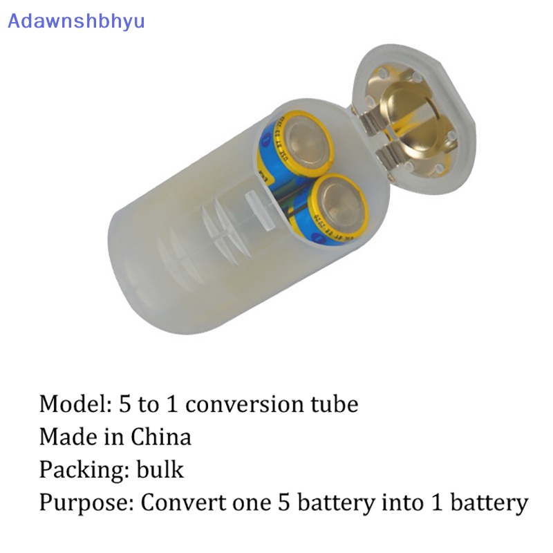 Adhyu 1Pcs Konverter Kotak Penyimpanan Adapter Case Kombinasi AAA to AA  Id