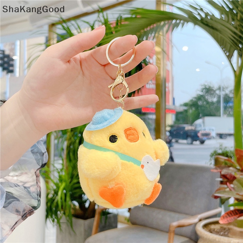 Selip Lucu Kecil Kuning Tas Ayam Liontin Mainan Mewah Boneka Netred Chick Keychain Hadiah SKK