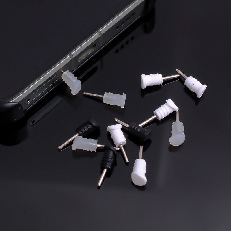 Headphone 3.5mm Jack Colokan Debu Silikon/Antarmuka Mikrofon Audio Universal Stopper Tahan Debu/Penutup Pelindung Lubang Earphone