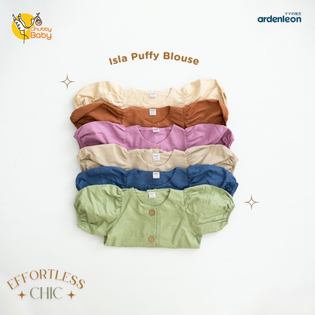 ARDENLEON - Isla Puffy Blouse | Kaos Anak Perempuan