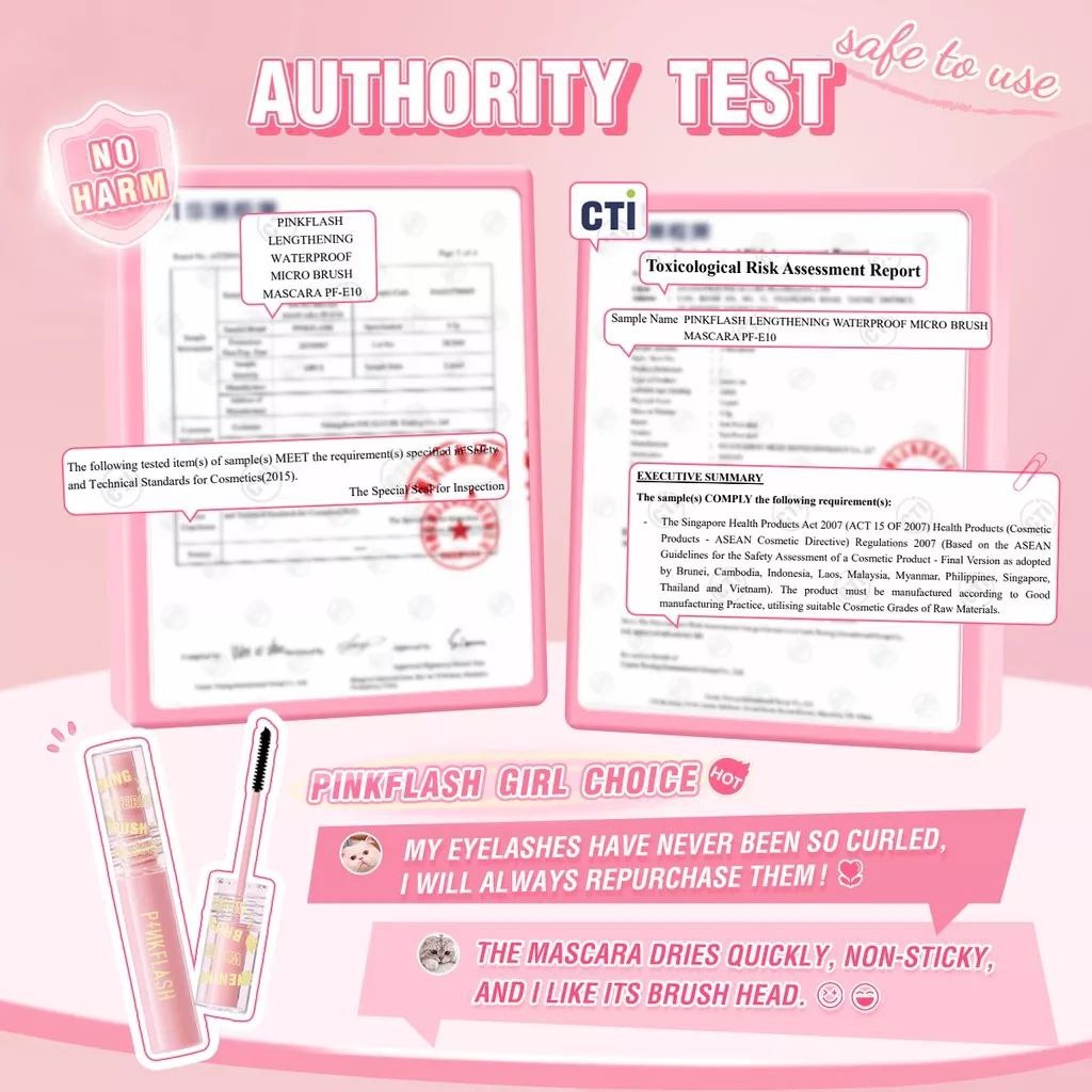 ASK - PINKFLASH OhMyWink Length Curled Maskara Ultrathin Fibre Waterproof Limitless Eyelash Skinny Mascara