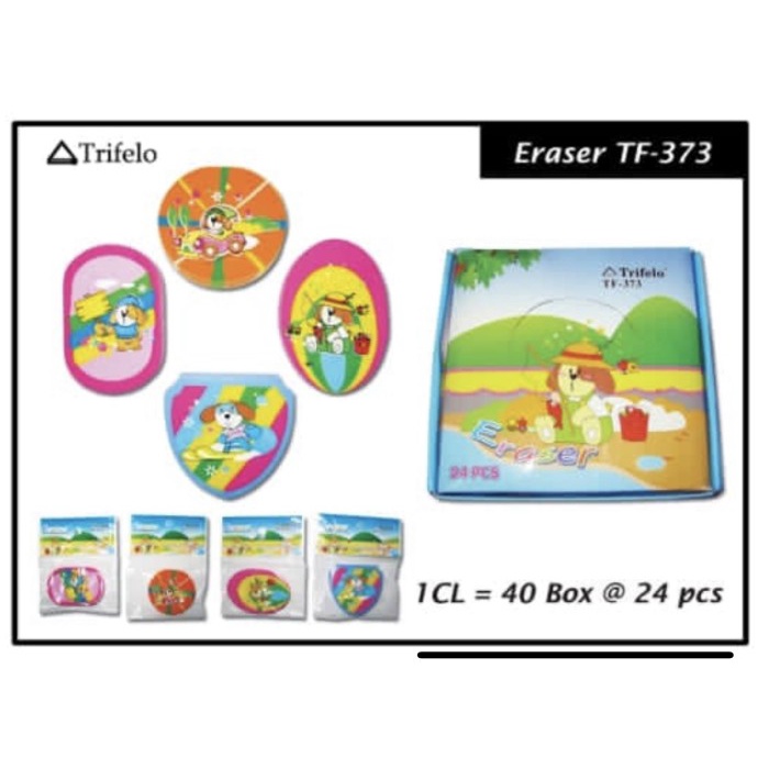 

penghapus pensil trifelo doggy activities isi 24 -Zilong