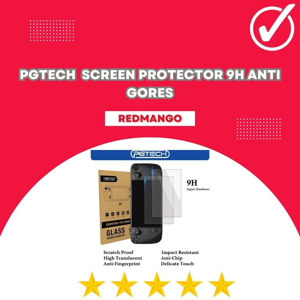 PGTECH Screen Protector 9H Protection - Anti Gores Steam Deck - GP-801