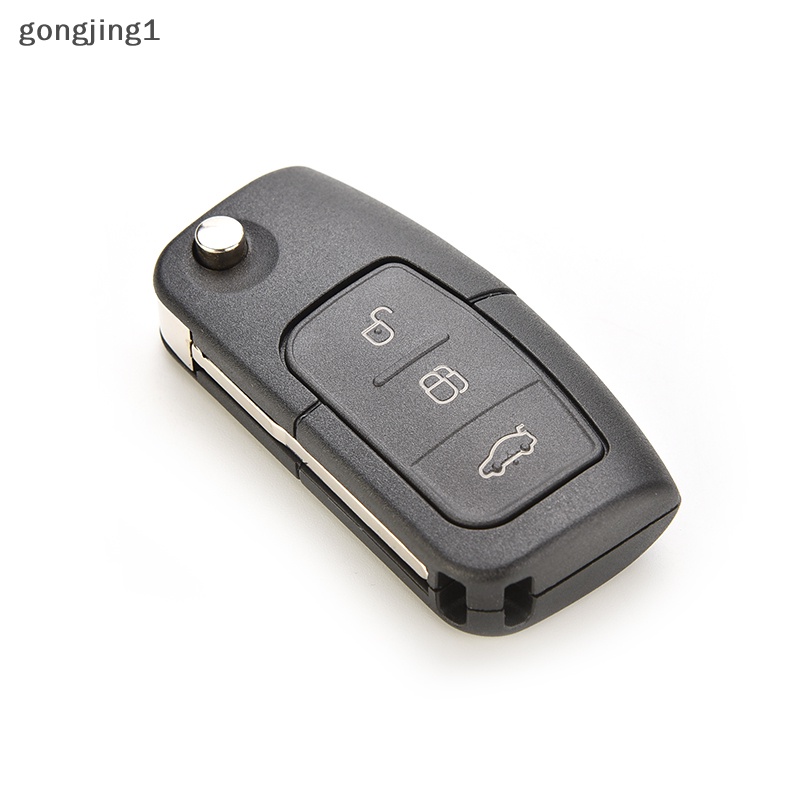 Ggg Flip Remote 3tombol Key Shell Holder Cocok Untuk FORD Focus Fiesta Case Pengganti ID