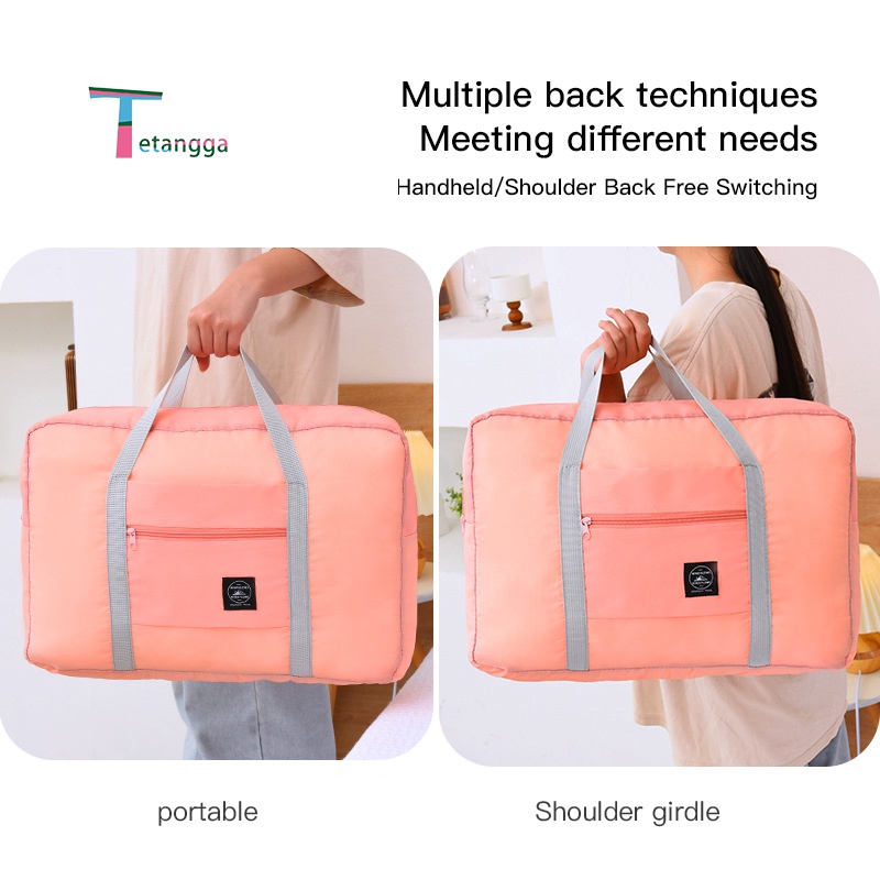 Korea easy travel bag foldable / Tas travel hand carry Murah Tas travel besar lipat hand carry anti air Travel fold bag waterproof organizer VS-137