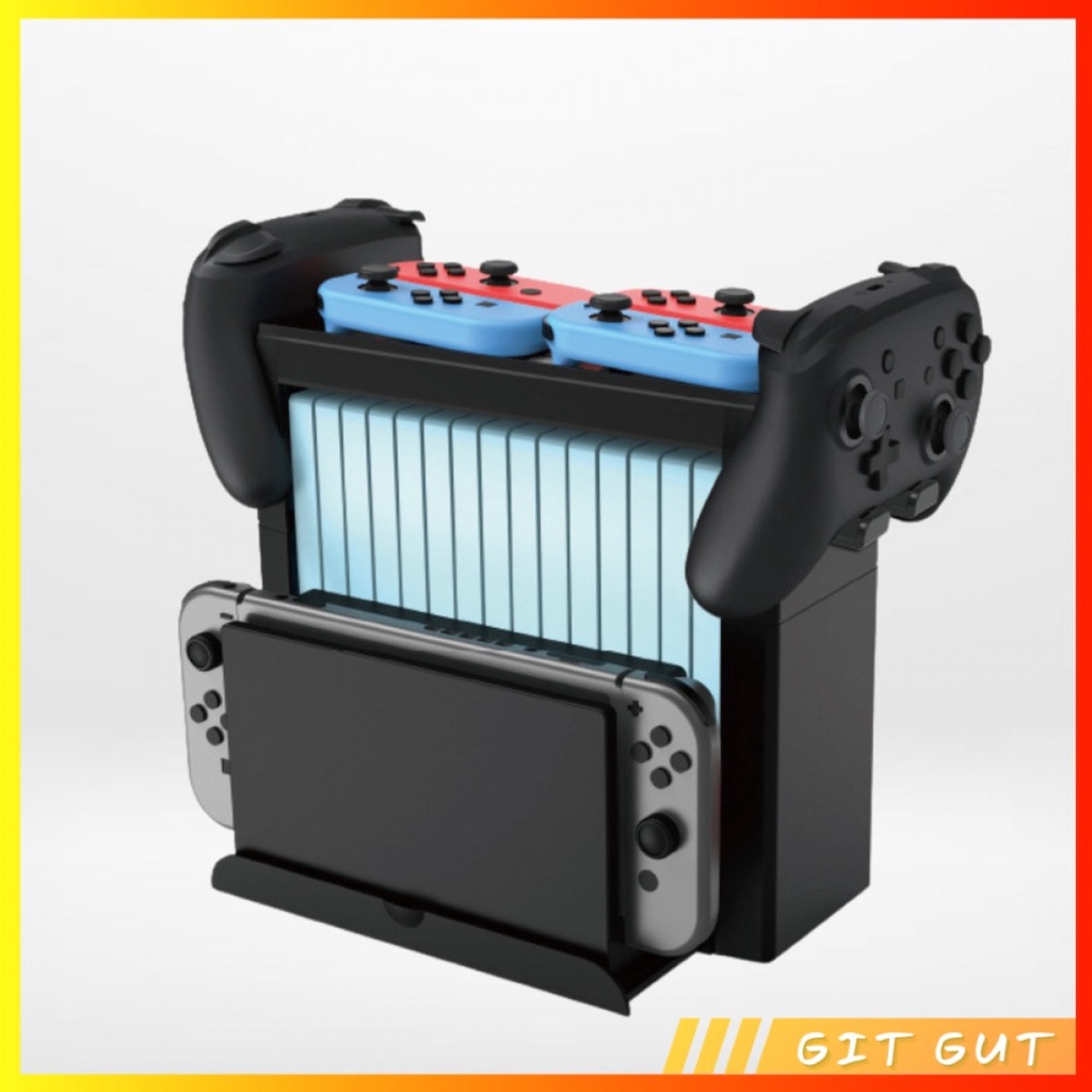 Rak Rack Storage Tempat Penyimpanan Holder Nintendo Switch V1 V2 OLED