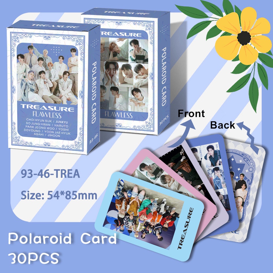 30pcs /box GOT7 TREASURE ATEEZ Id-HYPEN NJ Polariod Photocards Lomo Kartu ENHYPEN NJ Kpop Postcards