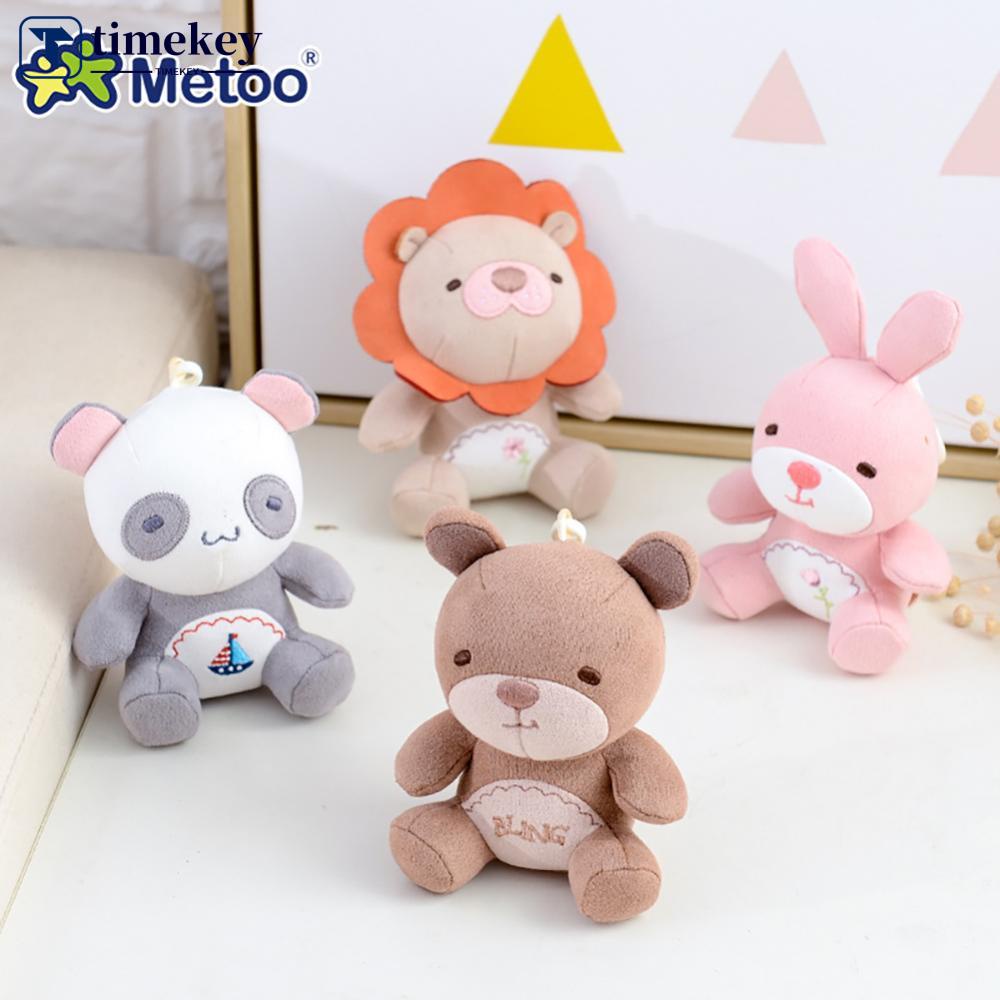 Timekey Metoo Boneka Mini Plush Untuk Mainan Anak Tas Liontin Mainan Untuk Anak Perempuan Ulang Tahun Natal Kartun Mainan H4S3