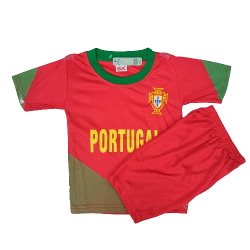 SETELAN BAJU BOLA ANAK PORTUGAL TRENDY 2022/2023 - JERSEY BOLA ANAK PORTUGAL - BAJU OLAHRAGA ANAK