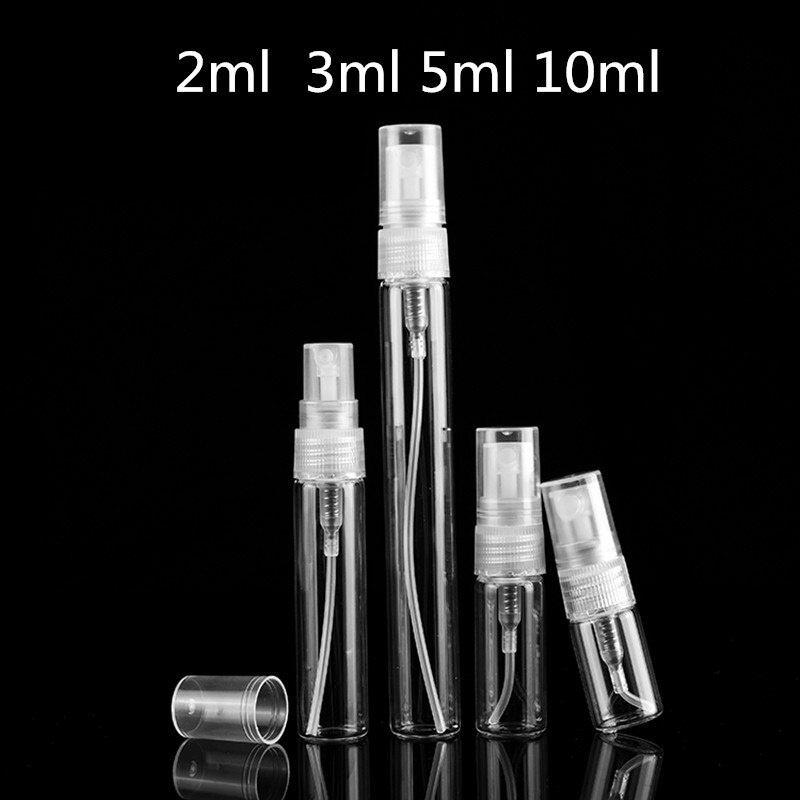 [HeavenDenotation] 2ml 3ml 5ml 10ml Mist Bottle Pump Botol Kaca Isi Ulang Travel Per HDV